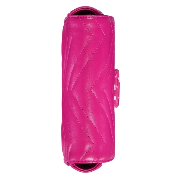 💖Limited edition!💖 GG MARMONT FUSHIA HOT PINK BELT BAG - size 95 - Picture 12 of 16